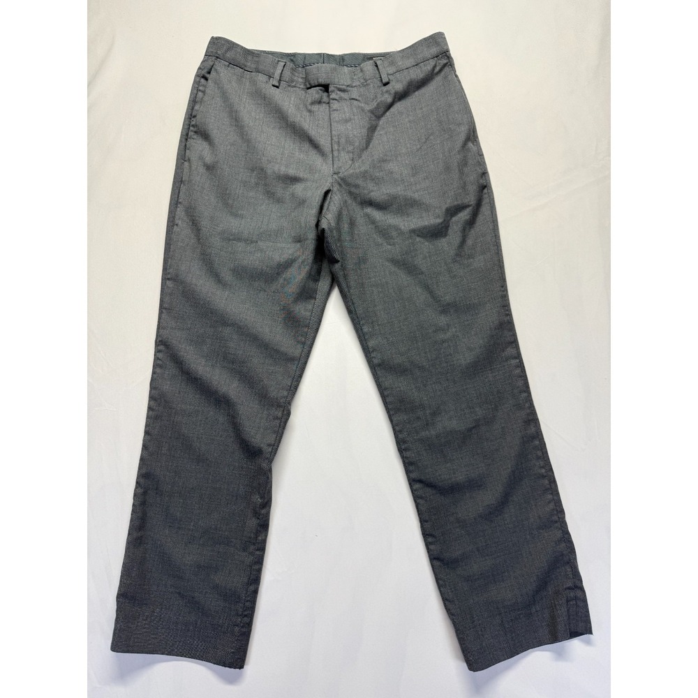 Banana Republic Marzotto Slim Fit Dress Pants Mens 34x28 Gray Formal Business